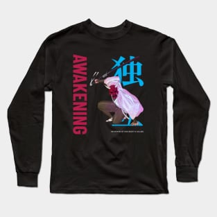 Demon Slayer Oni Warrior Japanese Animie Manga Long Sleeve T-Shirt